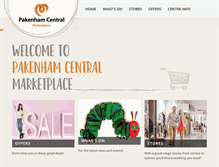 Tablet Screenshot of pakenhamcentralmarketplace.com.au